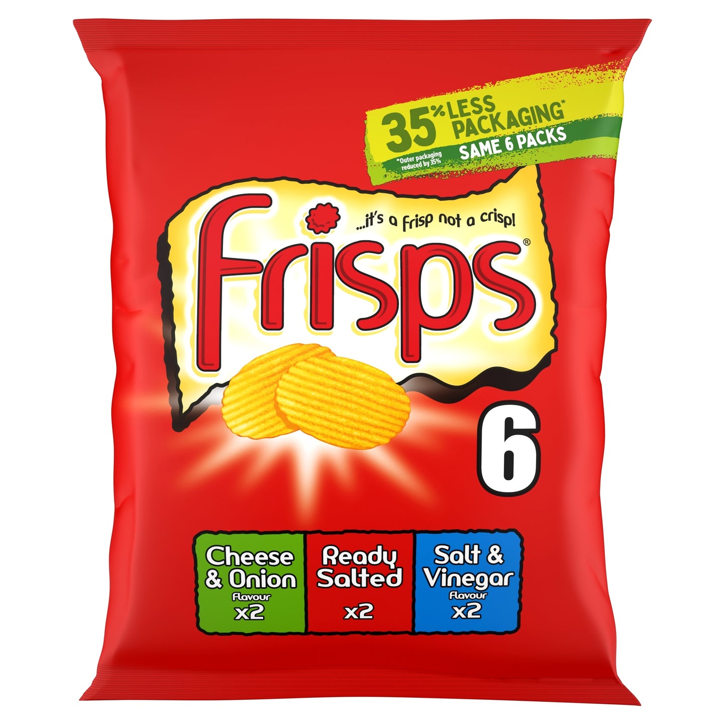Frisps Assorted Crisps 6X25.5G — image 1