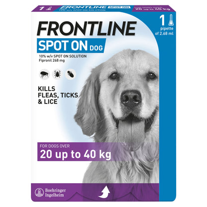 Frontline Spot On Large Dog Flea X1 2.68Ml — image 1
