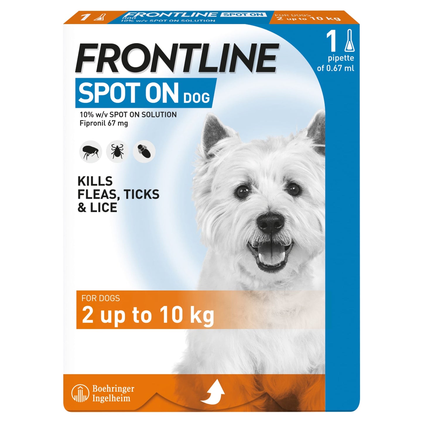 Frontline Spot On Small Dog Flea Treatment 0.67Ml — image 1