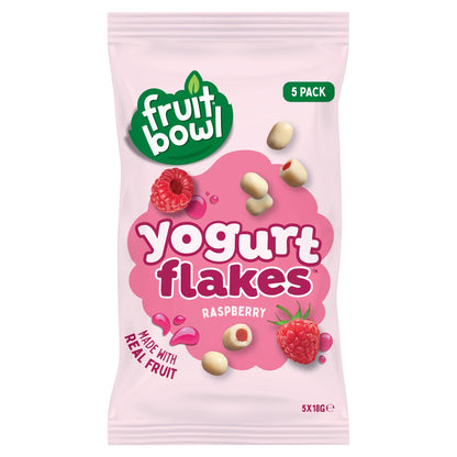 Fruit Bowl Raspberry Yogurt Flakes 5 x 18g — image 1