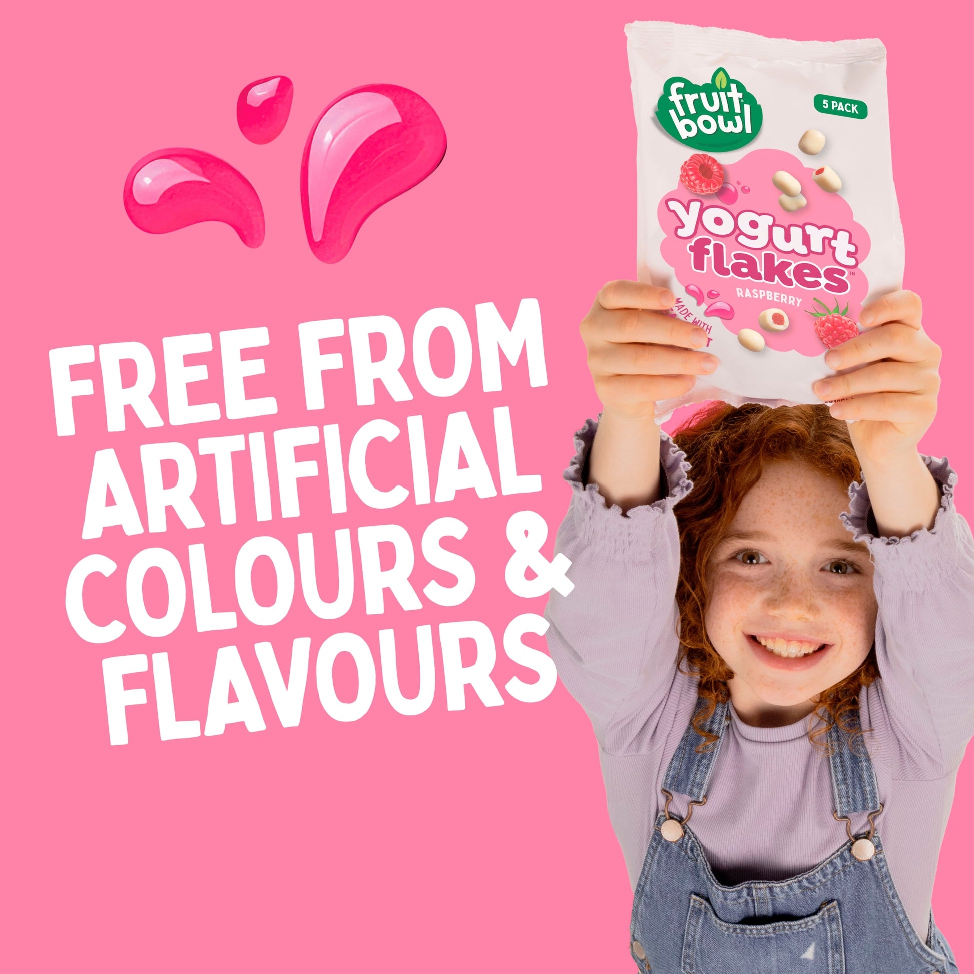 Fruit Bowl Raspberry Yogurt Flakes 5 x 18g — image 2