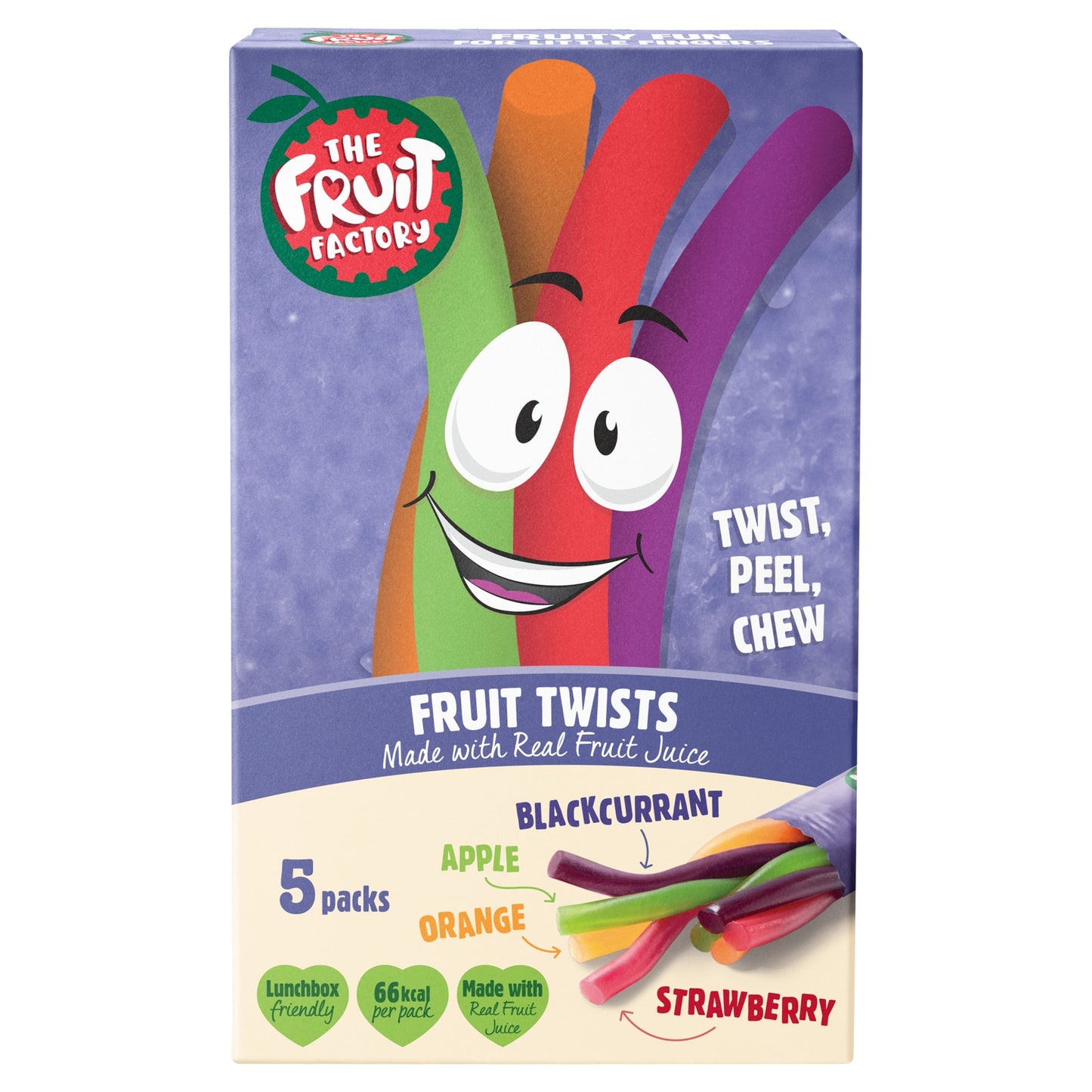 Fruit Factory 4 Flavour Fruit Twists 5 X 18G — image 1
