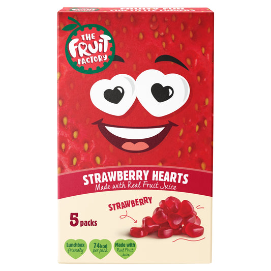 Fruit Factory Fruit Hearts Strawberry 5X20g — image 1