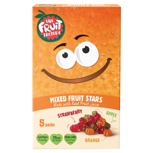 Fruit Factory Multi Fruit Stars 5 Pack 100G — image 1