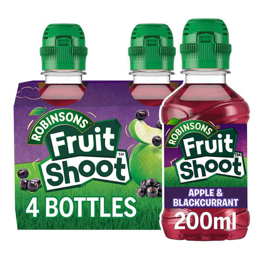 Fruit Shoot Apple & Blackcurrant Kids Juice Drink 4x200ml — image 1