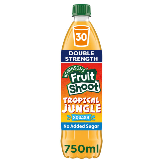 Fruit Shoot Double Strength Tropical Jungle No Added Sugar Squash 750ml — image 1