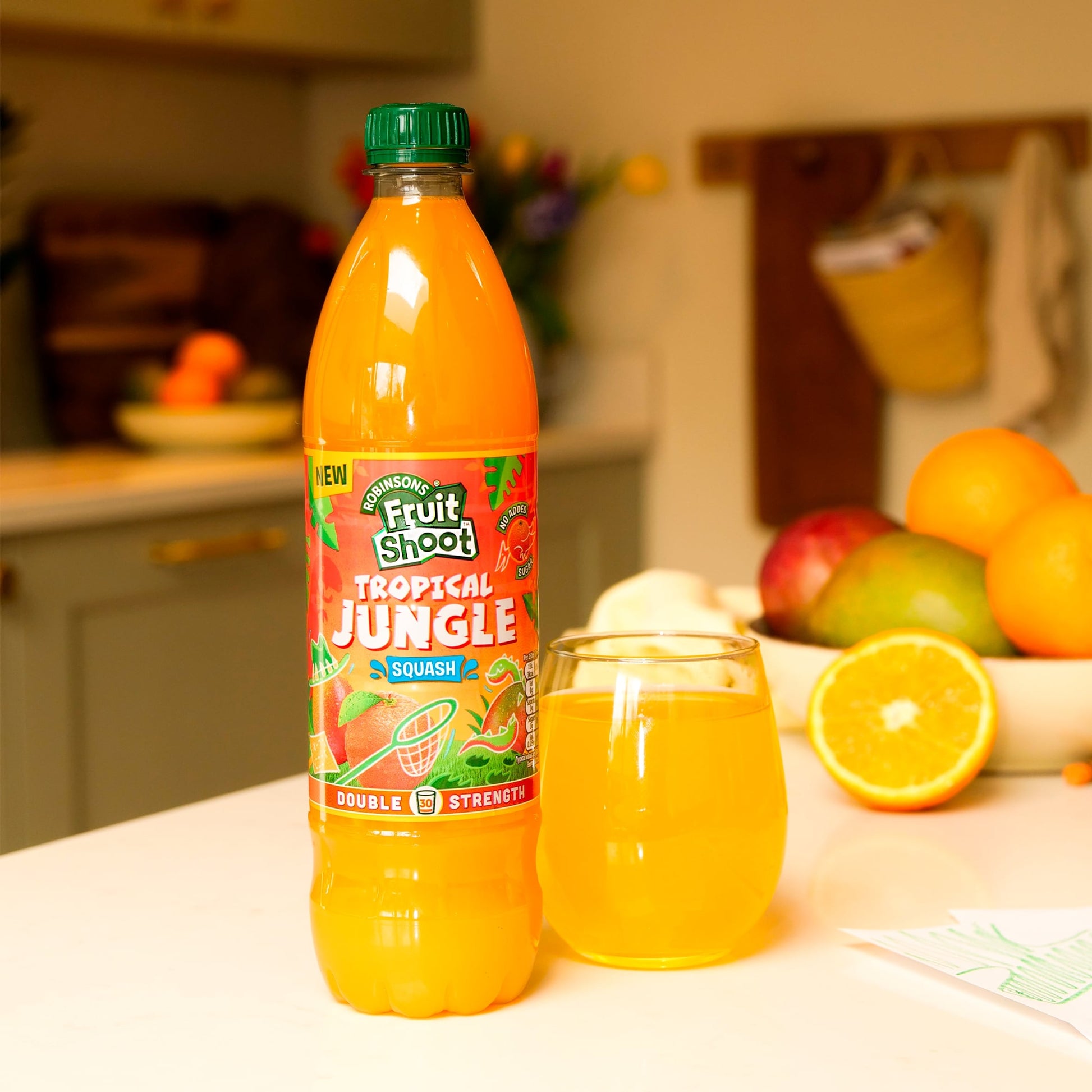 Fruit Shoot Double Strength Tropical Jungle No Added Sugar Squash 750ml — image 3