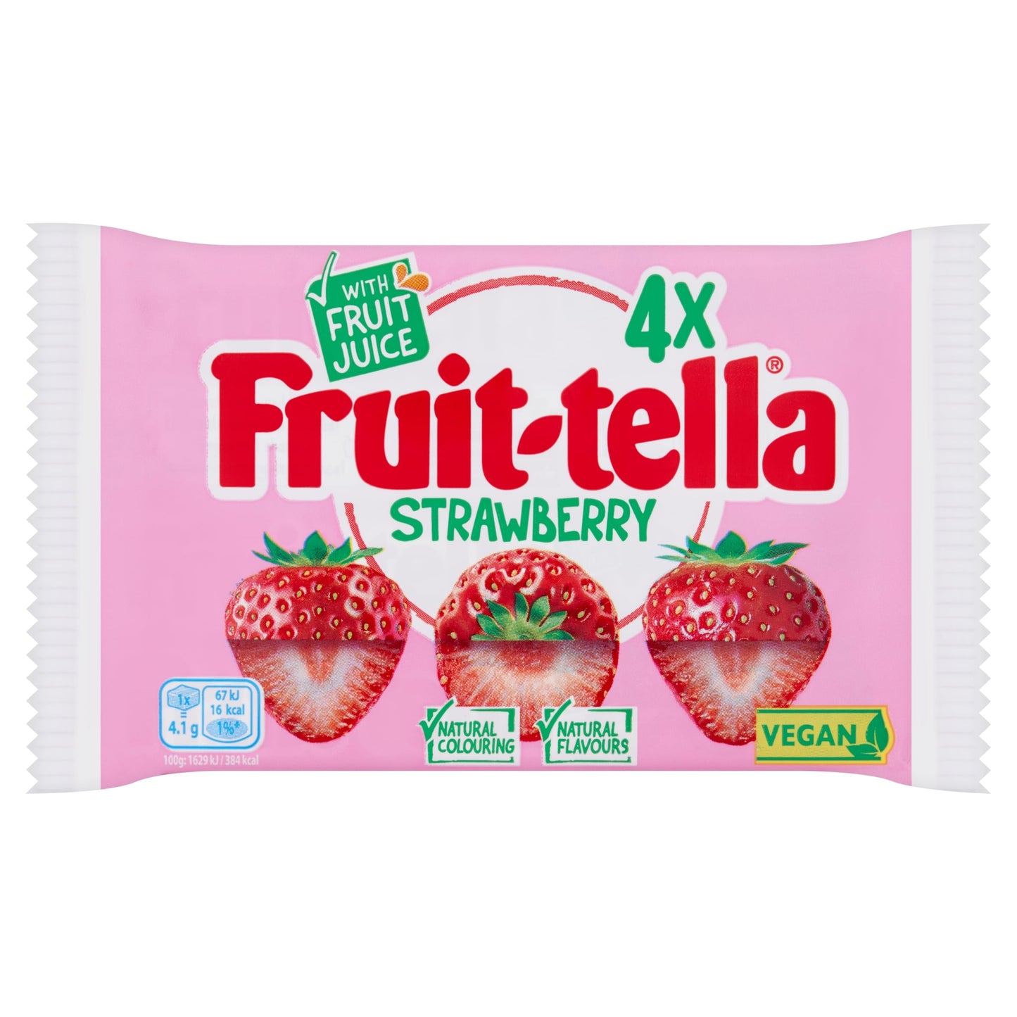 Fruittella Strawberry Vegan 4 x 41g — image 1