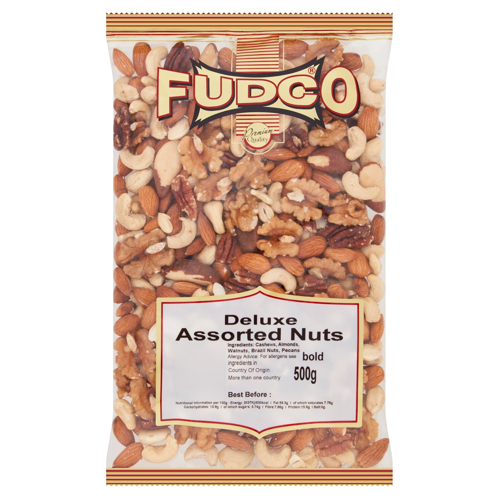 Fudco Deluxe Assorted Nuts 500g — image 1