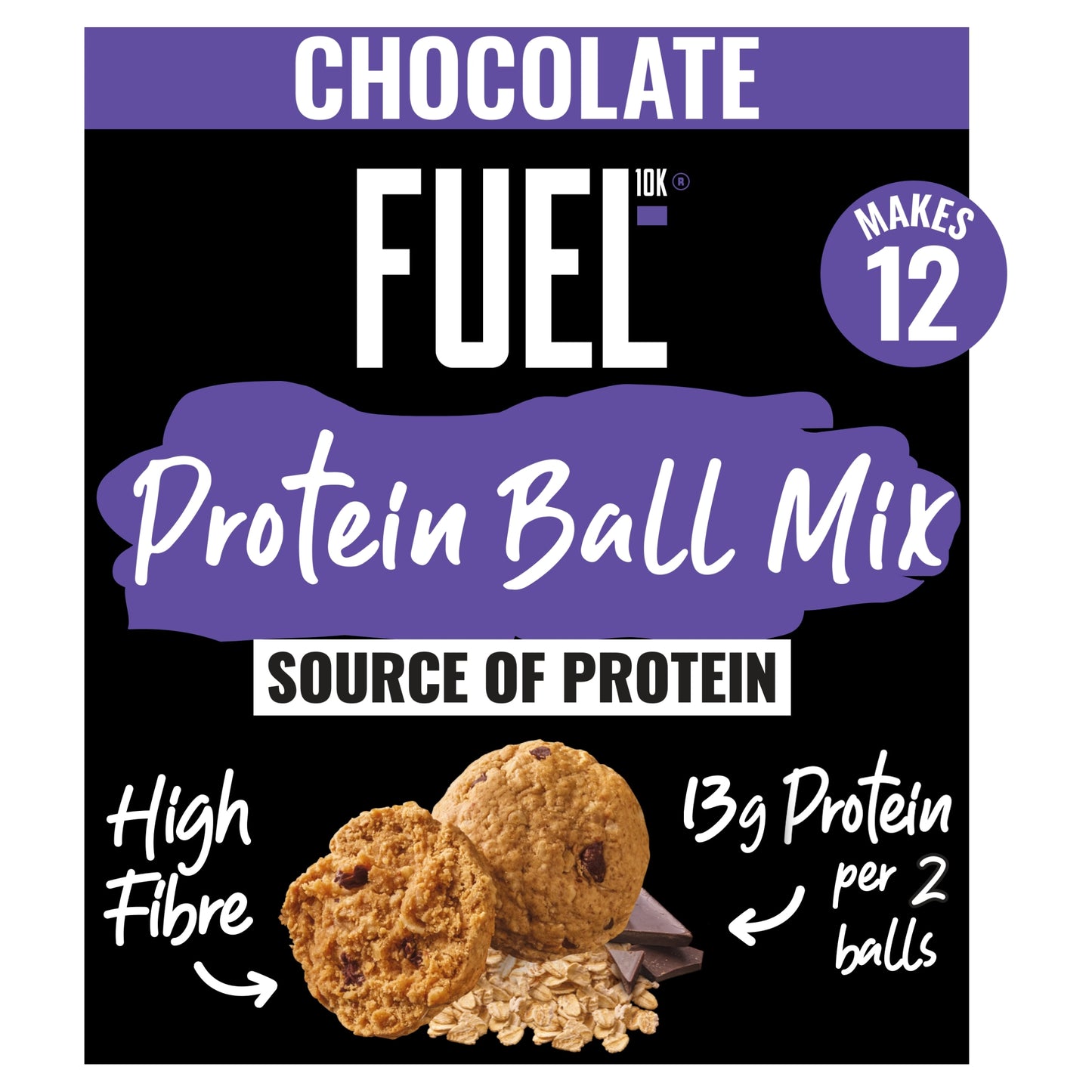 FUEL10K Baking Chocolate Protein Ball Mix 200g — image 1