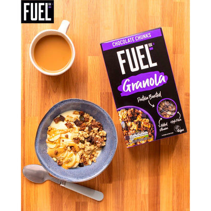 FUEL10K Chocolate Chunks Protein Granola Breakfast Cereal 400g — image 3