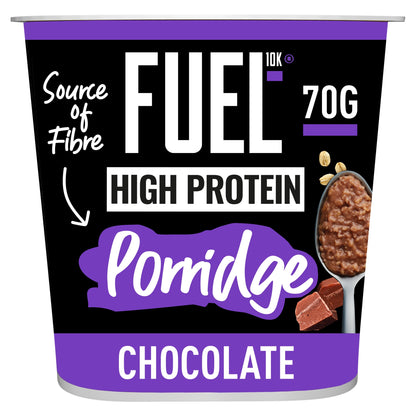 FUEL10K High Protein Chocolate Porridge Oat Cereal Pot 70g — image 1
