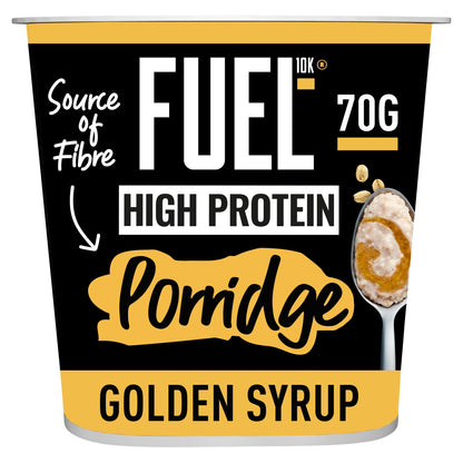 FUEL10K High Protein Golden Syrup Porridge Oat Cereal Pot 70g — image 1