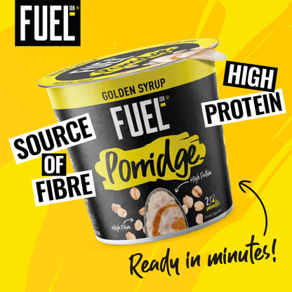 FUEL10K High Protein Golden Syrup Porridge Oat Cereal Pot 70g — image 2