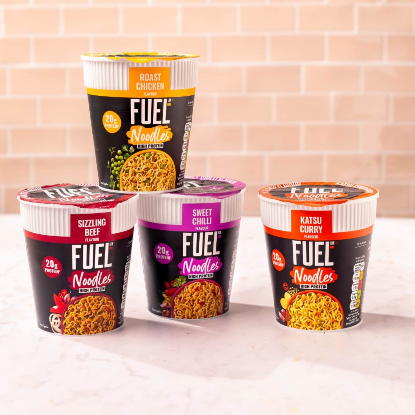 FUEL10K High Protein Katsu Curry Instant Noodles Snack Pot 87g — image 3