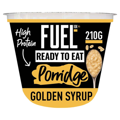 FUEL10k Ready To Eat Golden Syrup Flavour Oat High Protein Porridge