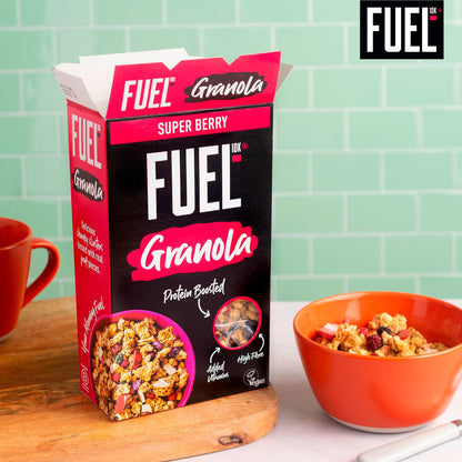 FUEL10K Super Berry Protein Granola Breakfast Cereal 400g — image 3