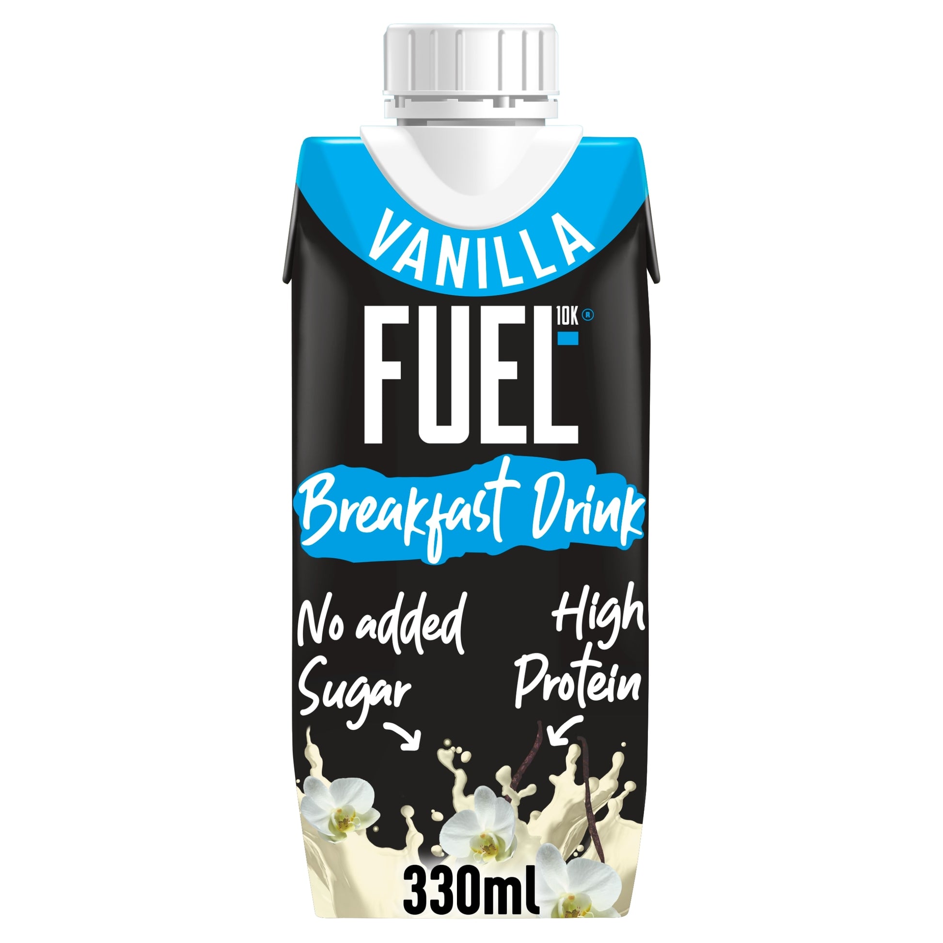 FUEL10K Vanilla High Protein Milk Breakfast Drink 330ml — image 1