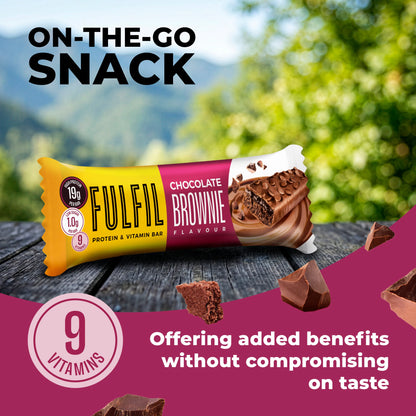 Fulfil Chocolate Brownie Protein & Vitamin Bar 55g — image 4