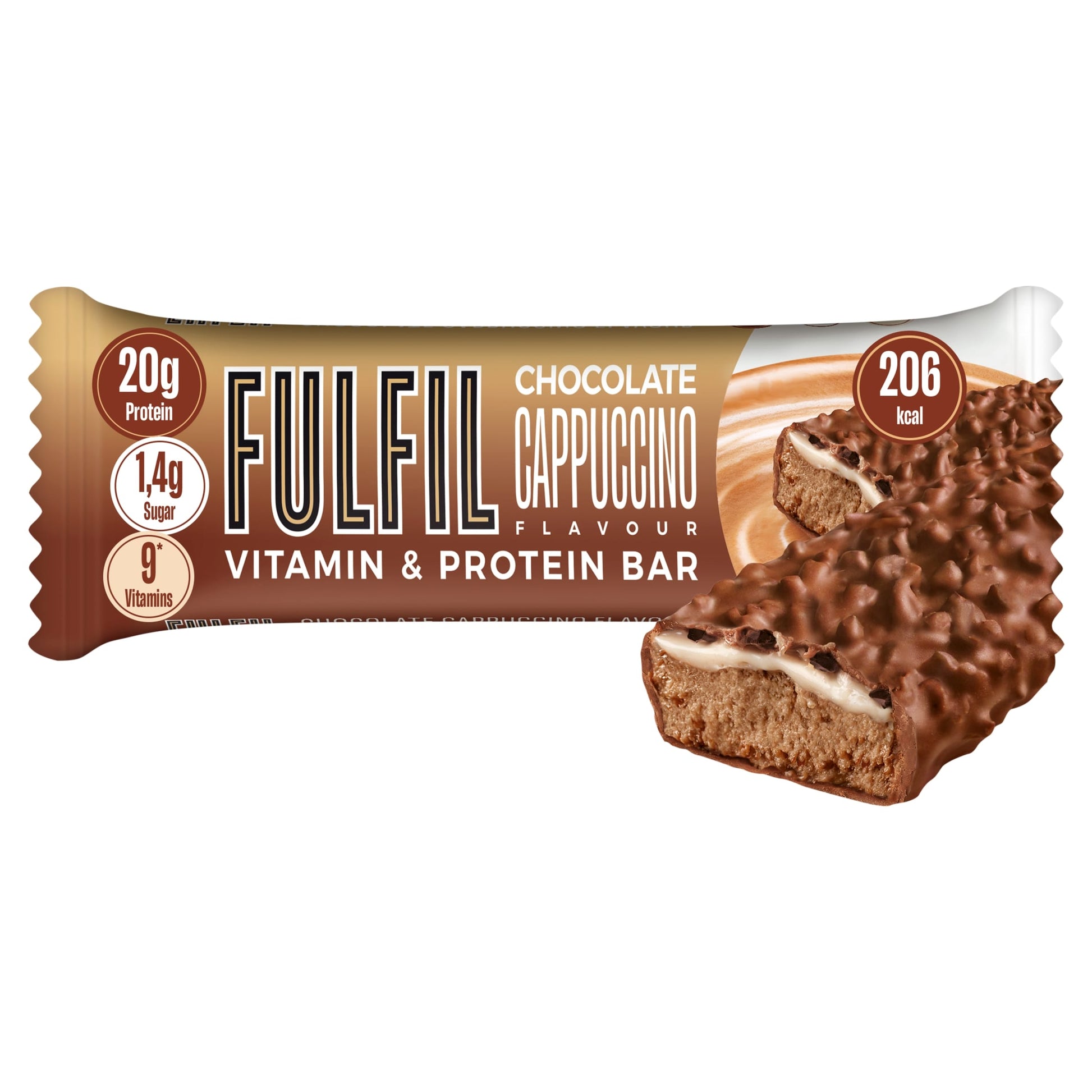 Fulfil Chocolate Cappuccino Vitamin & Protein Bar 55g — image 1