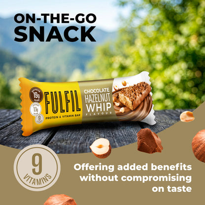 Fulfil Chocolate Hazelnut Whip Flavour Protein & Vitamin Bar 55g — image 4