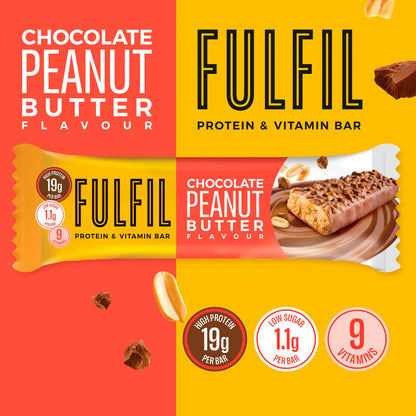 Fulfil Chocolate Peanut Butter Protein & Vitamin Bar 55g — image 2