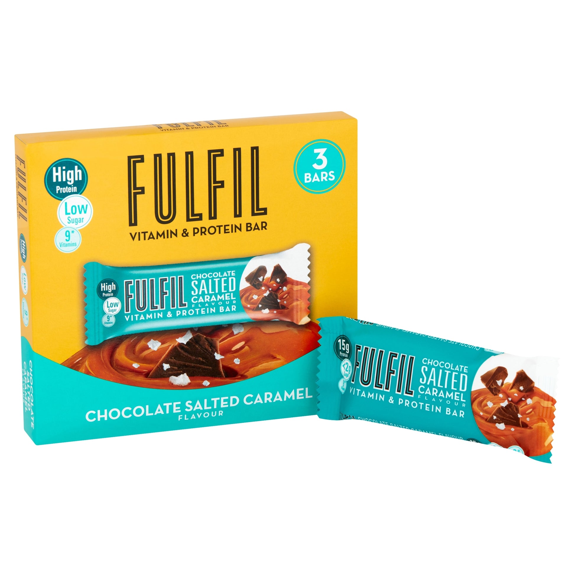 Fulfil Chocolate Salted Caramel 3X40g — image 2