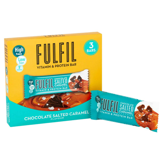 FULFIL Chocolate Salted Caramel 3x40g 3x40g pack shot