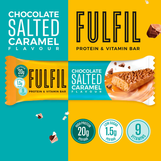 Fulfil Chocolate Salted Caramel Protein & Vitamin Bar 55g — image 2