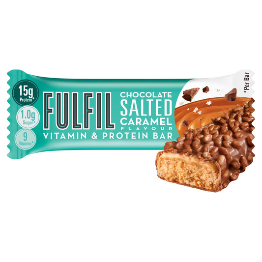 Fulfil Chocolate Salted Caramel Vitamin & Protein Bar 40G — image 1
