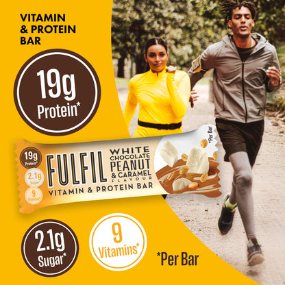 Fulfil Vitamin & Protein Bar - White Chocolate Peanut & Caramel 55g — image 2