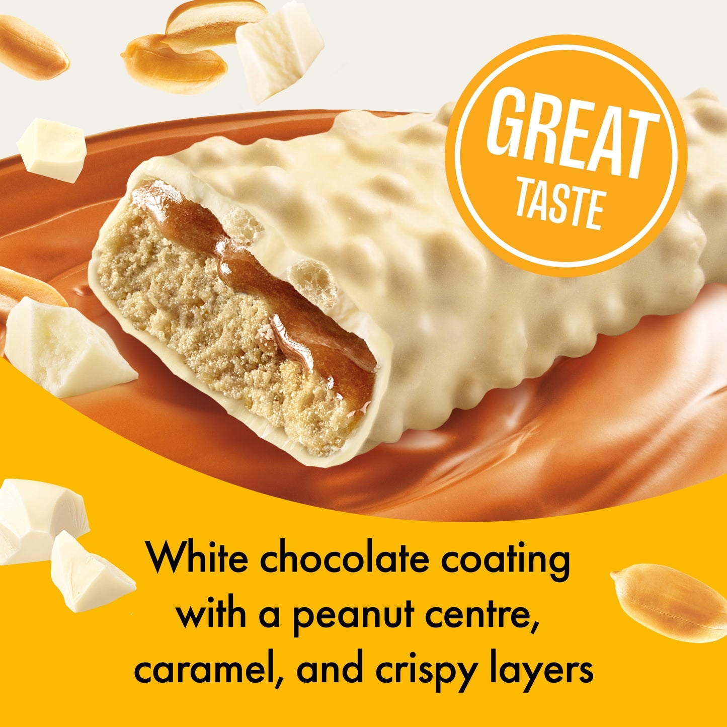 Fulfil Vitamin & Protein Bar - White Chocolate Peanut & Caramel 55g — image 3