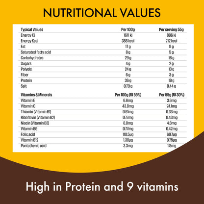 Fulfil Vitamin & Protein Bar - White Chocolate Peanut & Caramel 55g — image 5