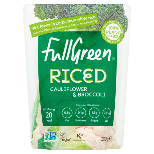Fullgreen Riced Cauliflower & Broccoli 200g — image 1