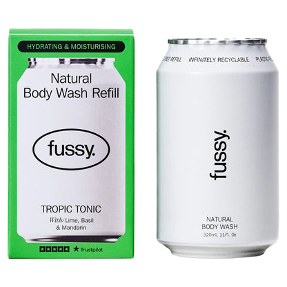 Fussy Natural Body Wash Refill Tropic Tonic 320ml — image 1