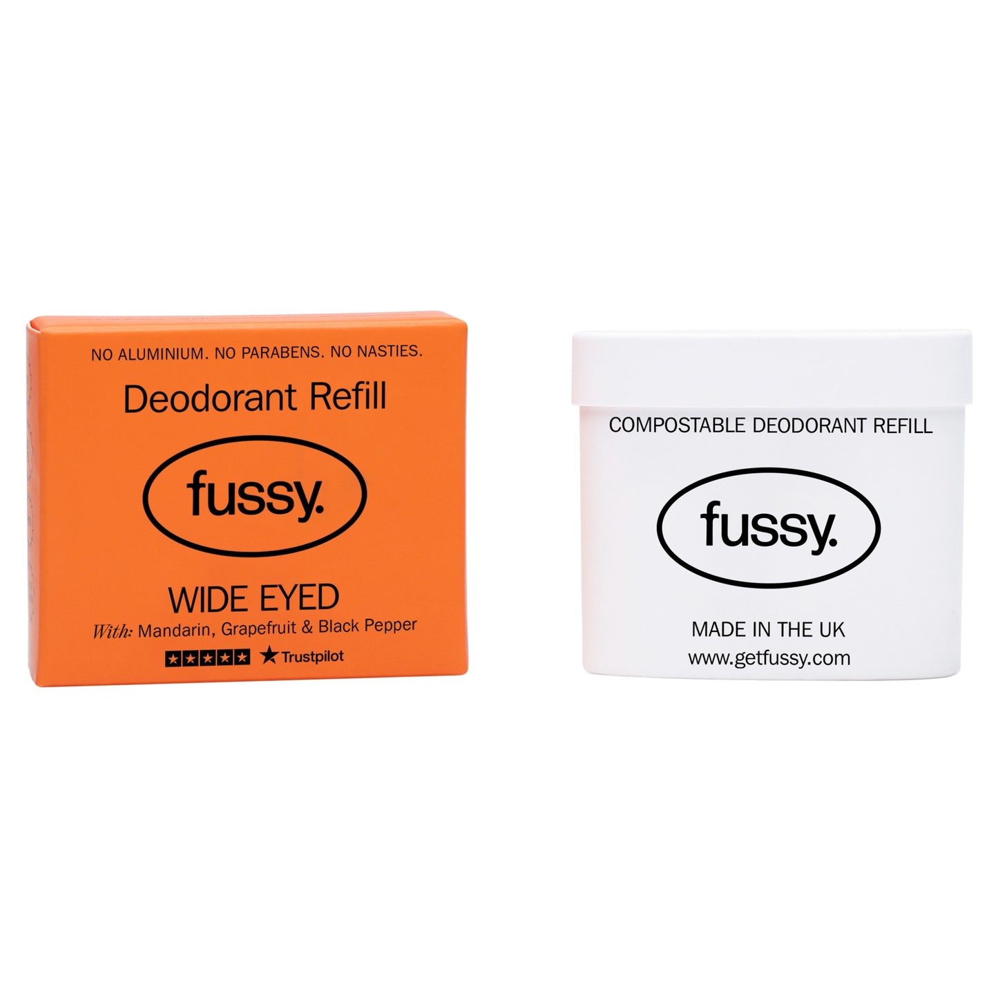 Fussy Natural Deodorant Refill Wide Eyed 40g — image 2