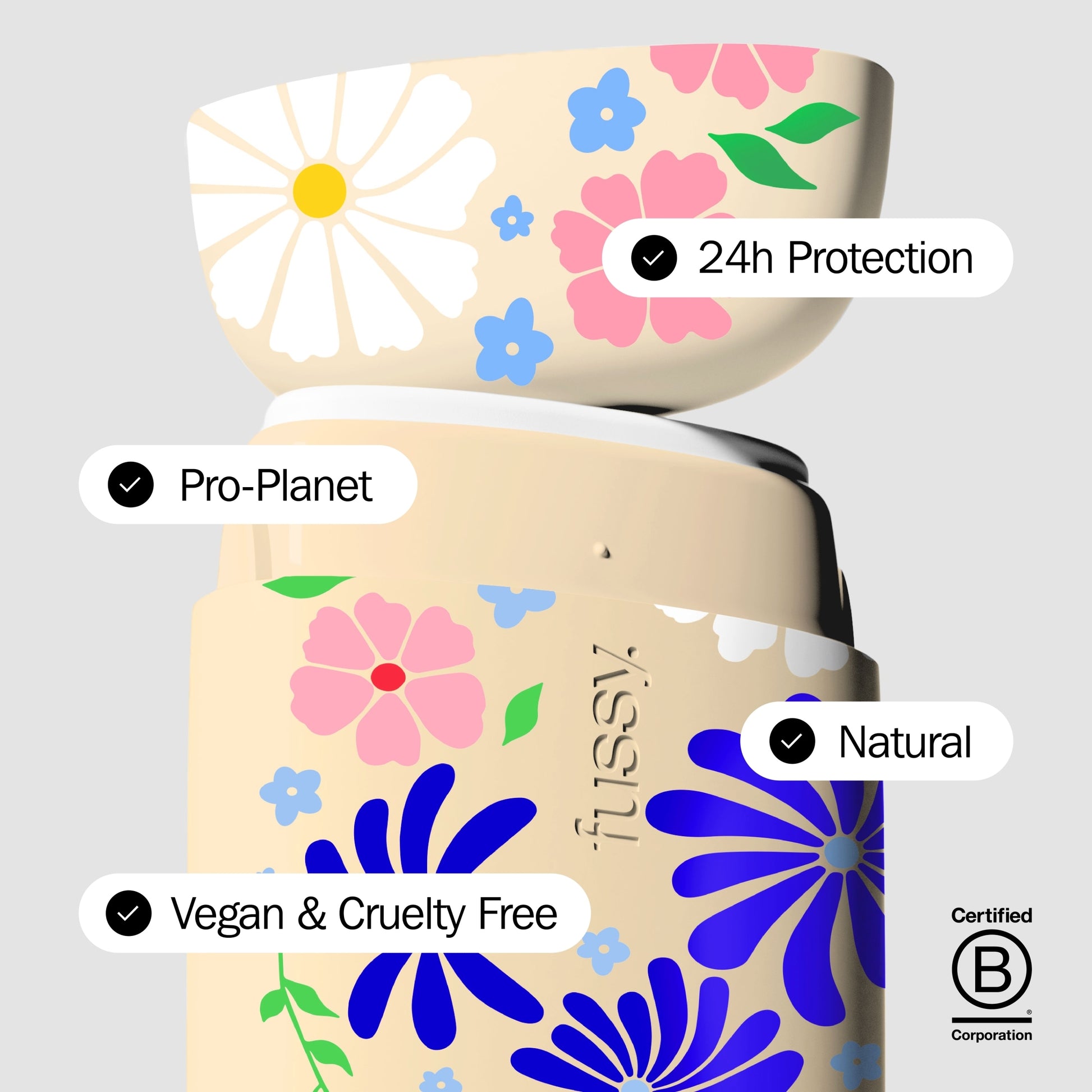 Fussy Refillable Natural Deodorant Jasmine Bloom 40g — image 3