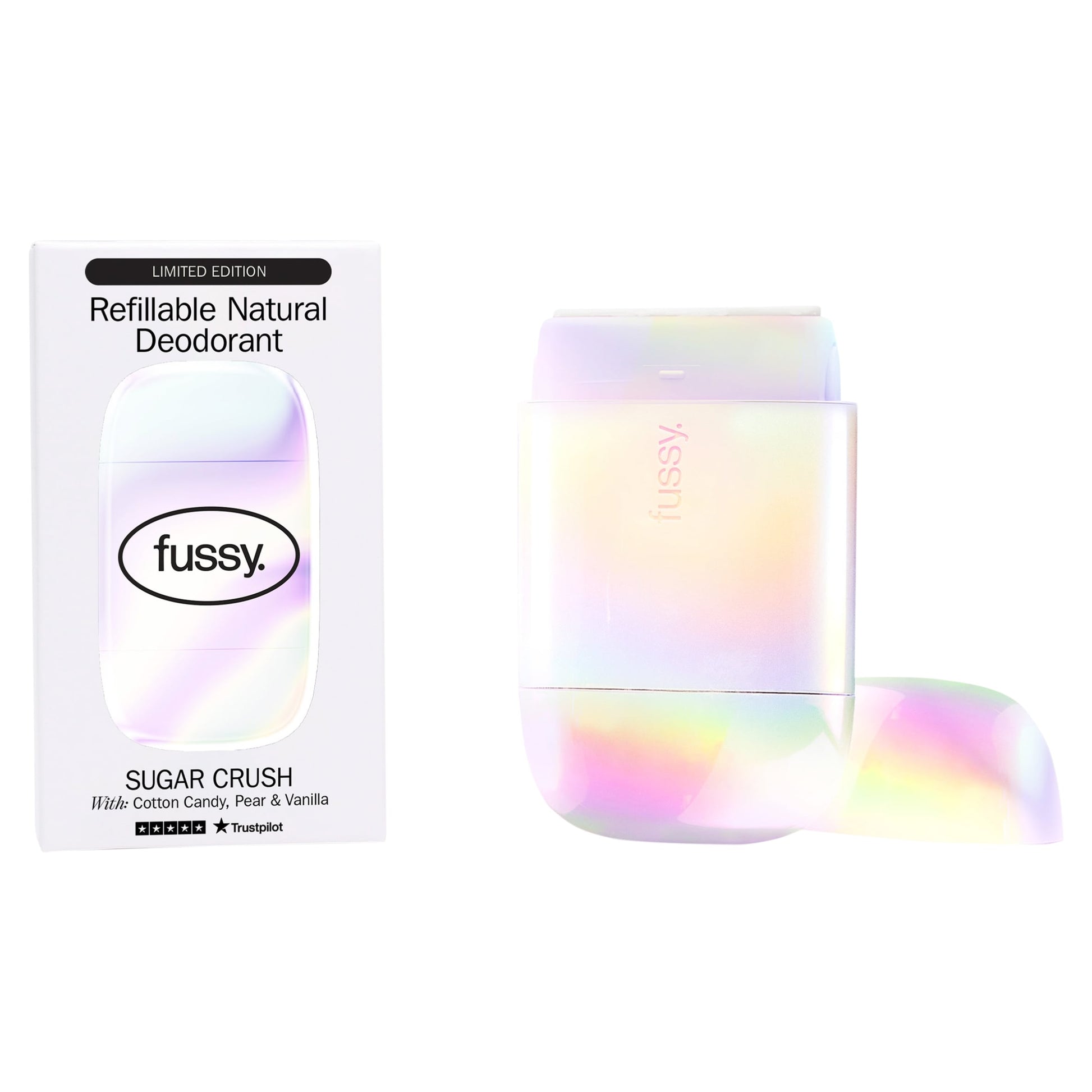 Fussy Refillable Natural Deodorant Sugar Crush 40g — image 2
