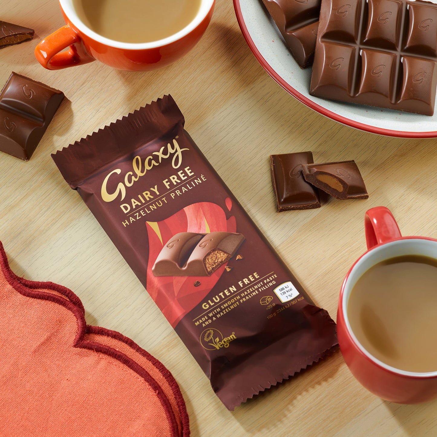 Galaxy Dairy Free Hazelnut Praline 100g — image 3