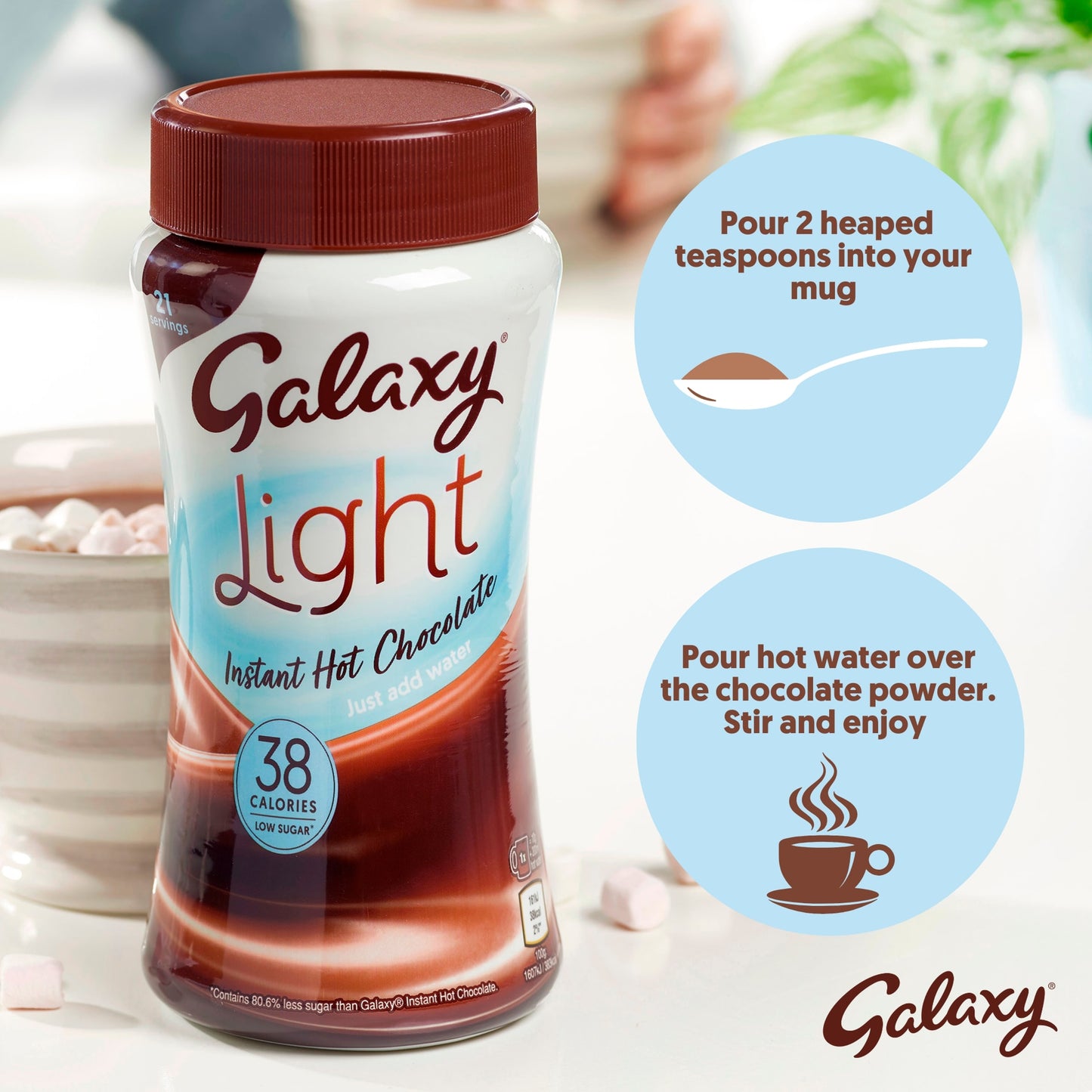 Galaxy Light Instant Hot Chocolate 210G — image 3