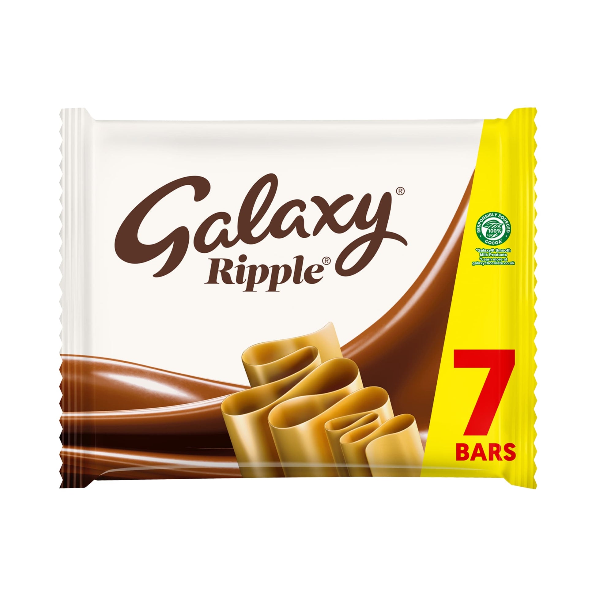 Galaxy Ripple Milk Chocolate Bar 7 x 30g — image 1