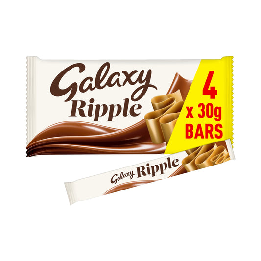Galaxy Ripple Milk Chocolate Bars Multipack 4 x 30g — image 1
