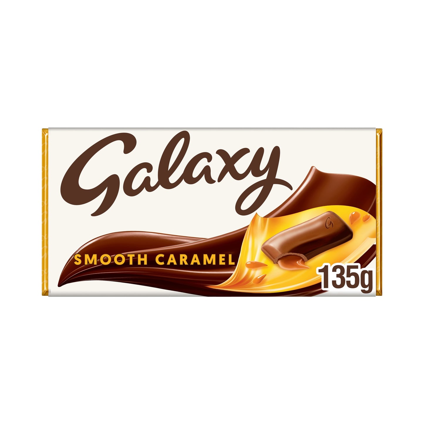 Galaxy Smooth Caramel & Milk Chocolate Bar 135g — image 1
