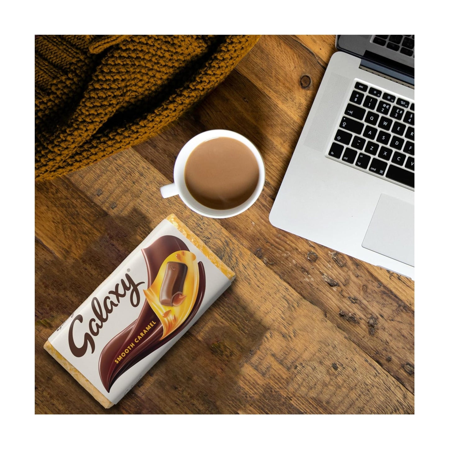 Galaxy Smooth Caramel & Milk Chocolate Bar 135g — image 3