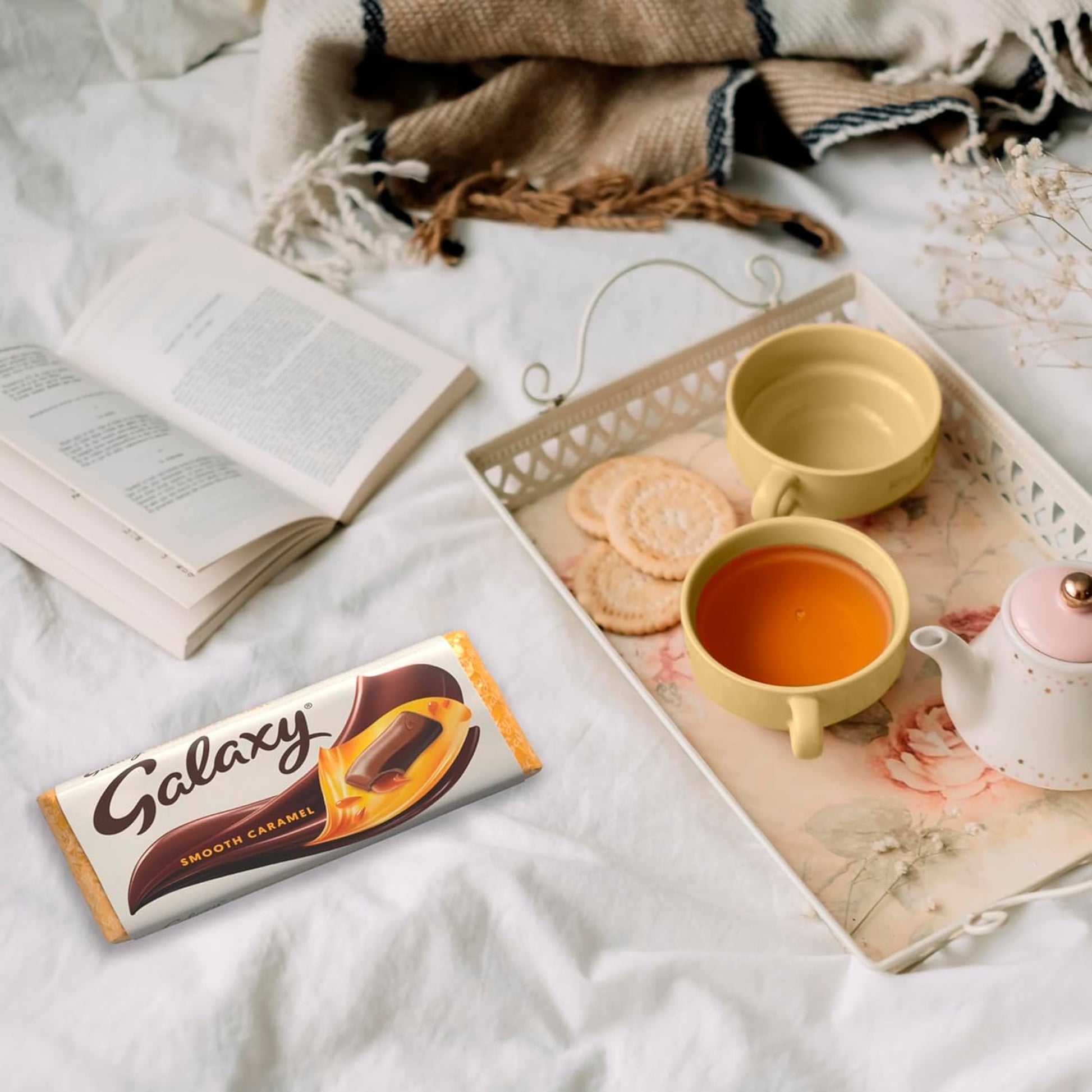 Galaxy Smooth Caramel & Milk Chocolate Bar 135g — image 4