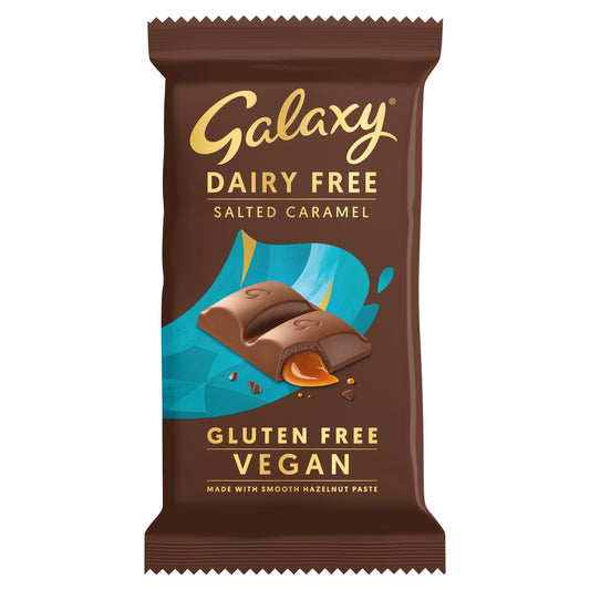 Galaxy Vegan Dairy Free Salted Caramel Chocolate 100g — image 1