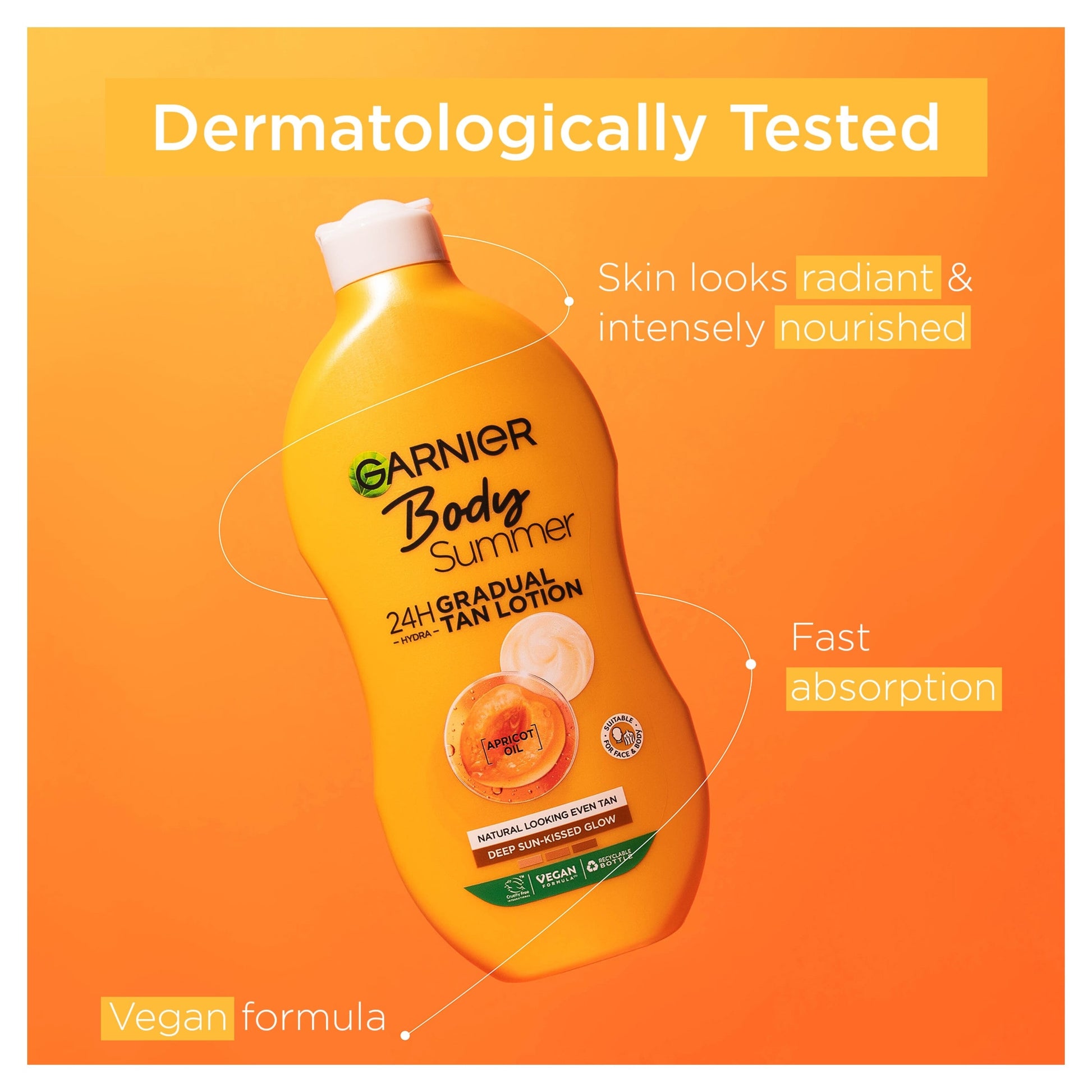 Garnier Body Deep Gradual Tan Moisturiser 400Ml — image 3