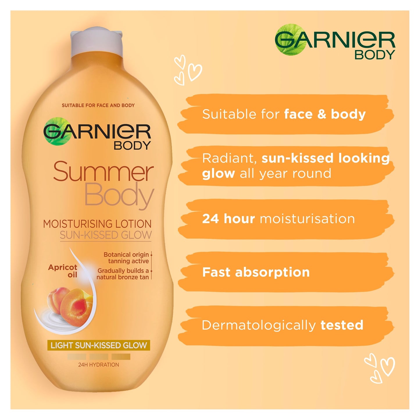 Garnier Body Light Gradual Tan Moisturiser 400Ml — image 2