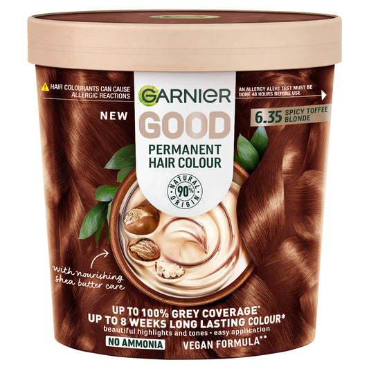 GARNIER GOOD 6.35 SPICY TOFFEE BLONDE PERMANENT HAIR COLOUR — image 1