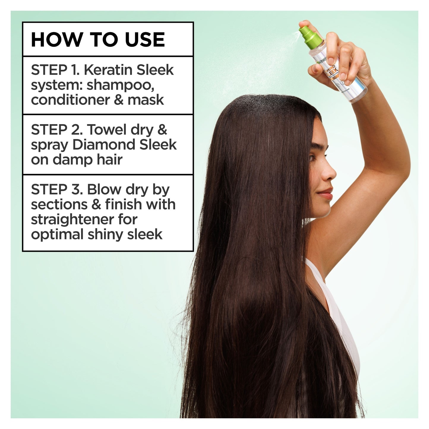 Garnier Keratin Sleek Diamond Spray 150ml — image 5